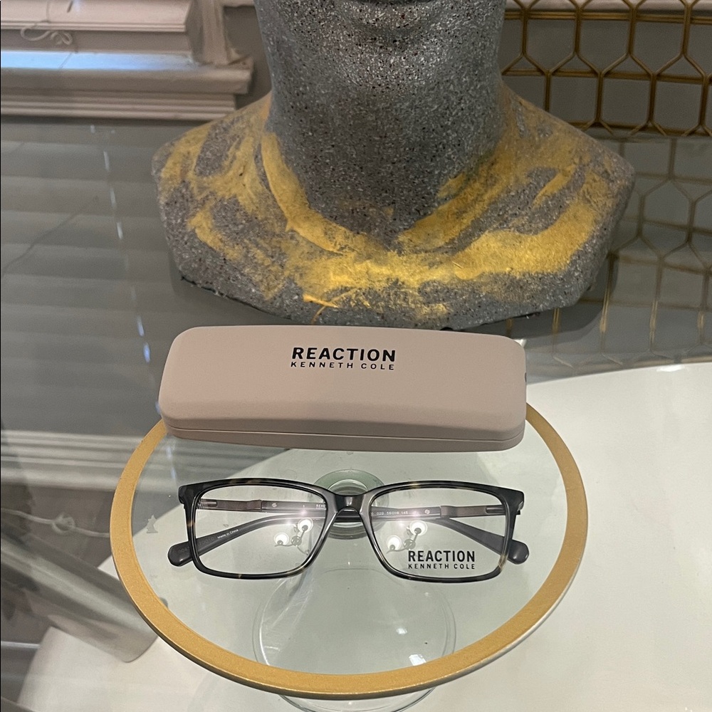 Kenneth Cole Reaction Black Eyeglasses with Case
